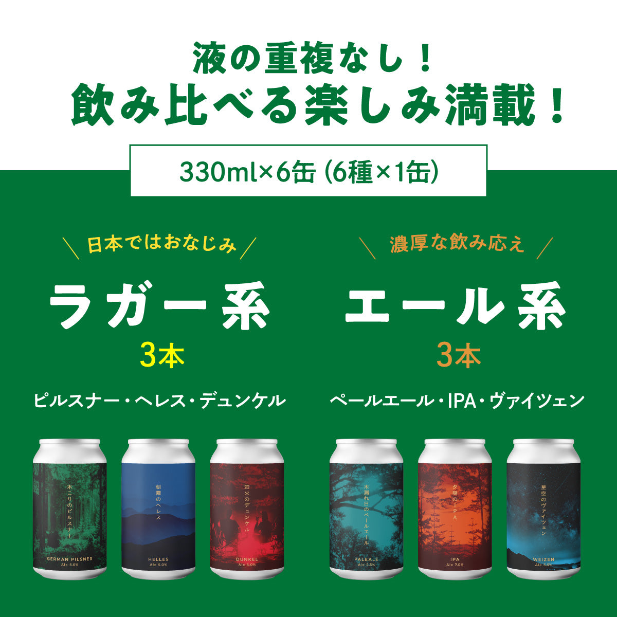 ギフト6本セット【のし・カード対応】