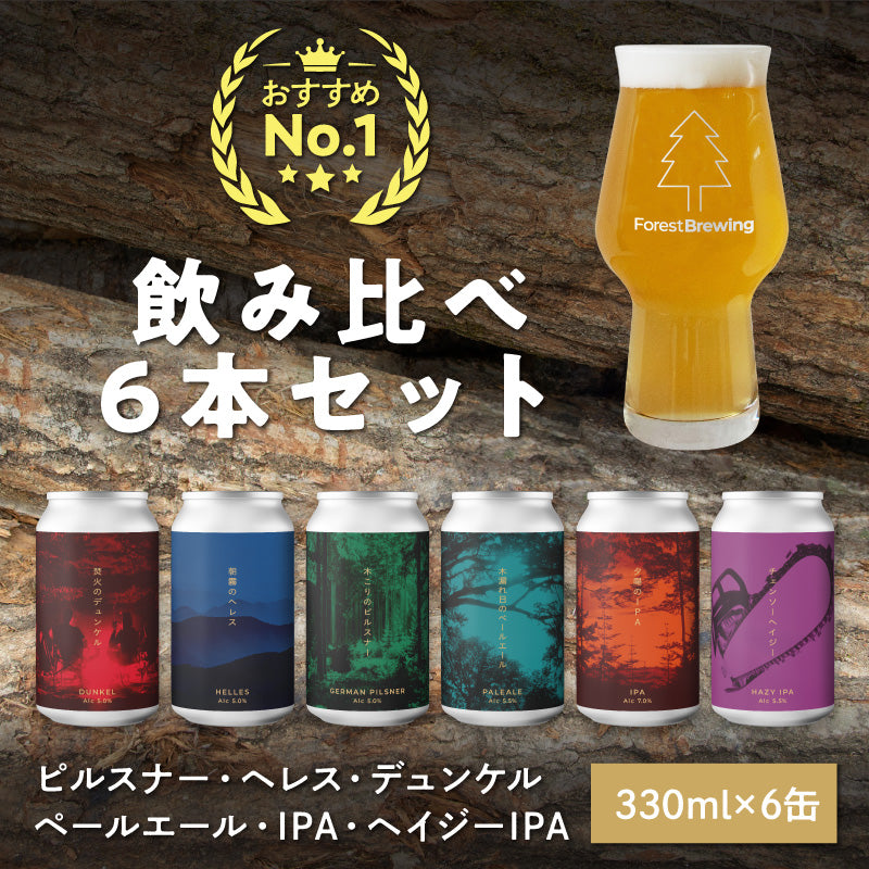 クラフトビール飲み比べ6本セット